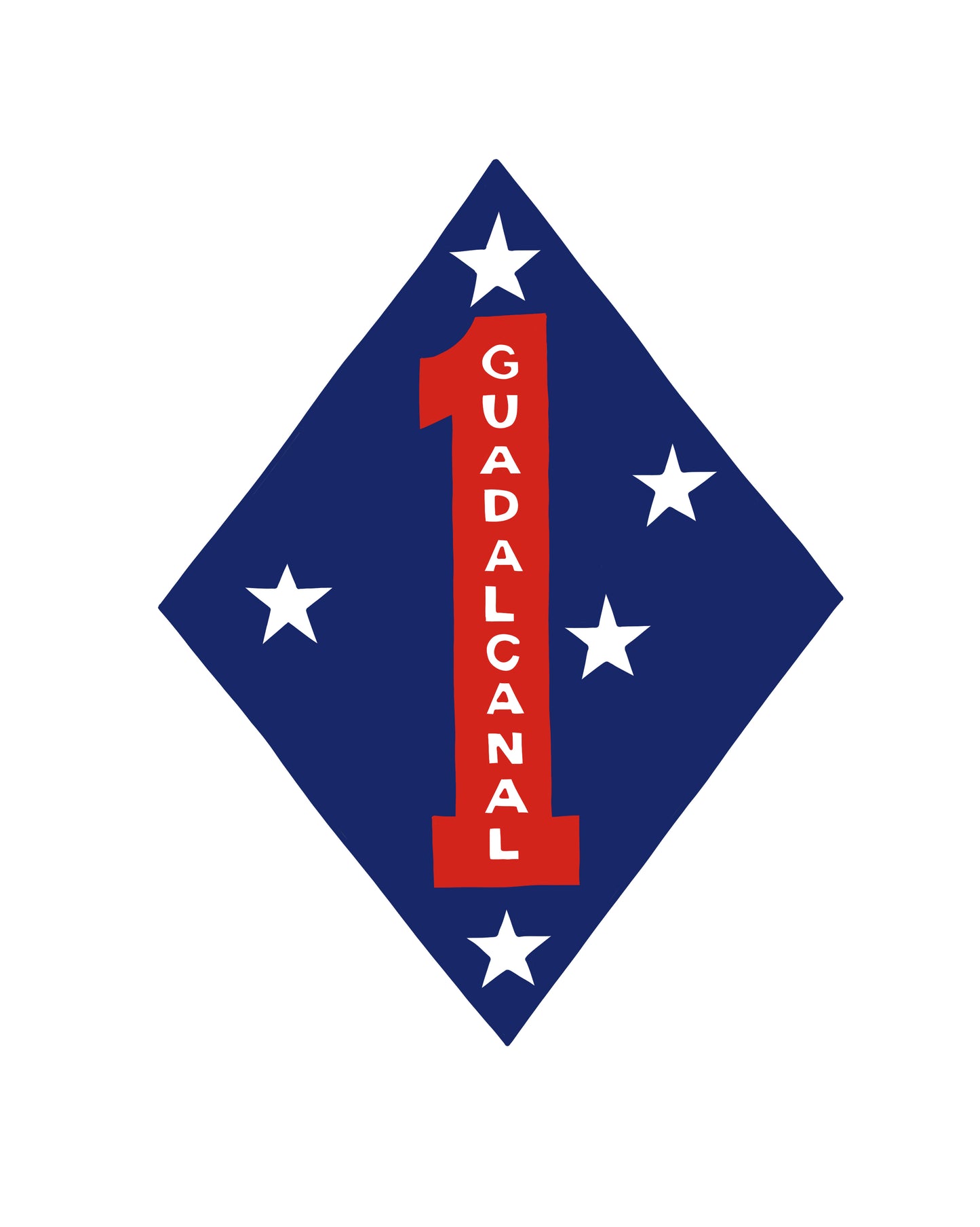 1ST MARINE DIVISION STICKER