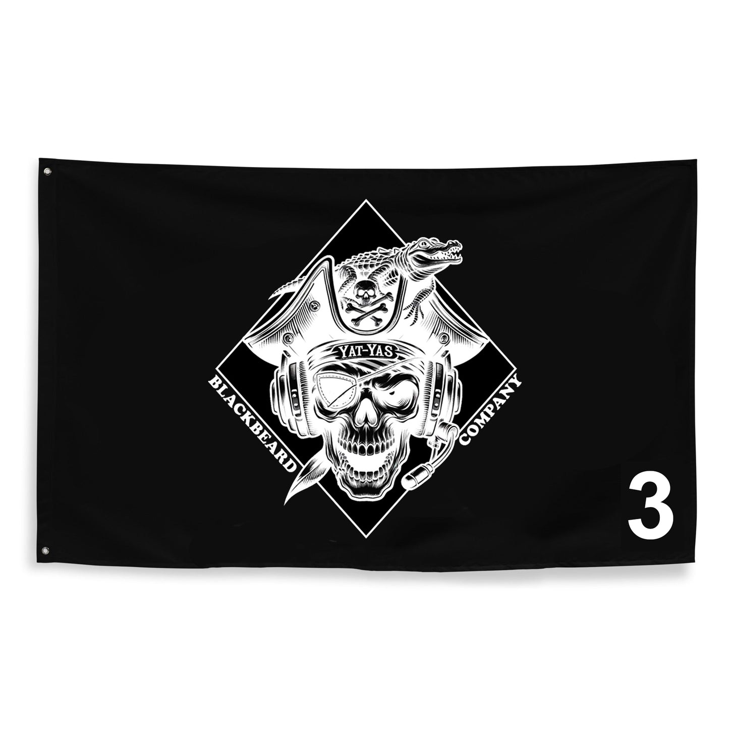 BLACKBEARD COMPANY FLAG 1/2/3/4