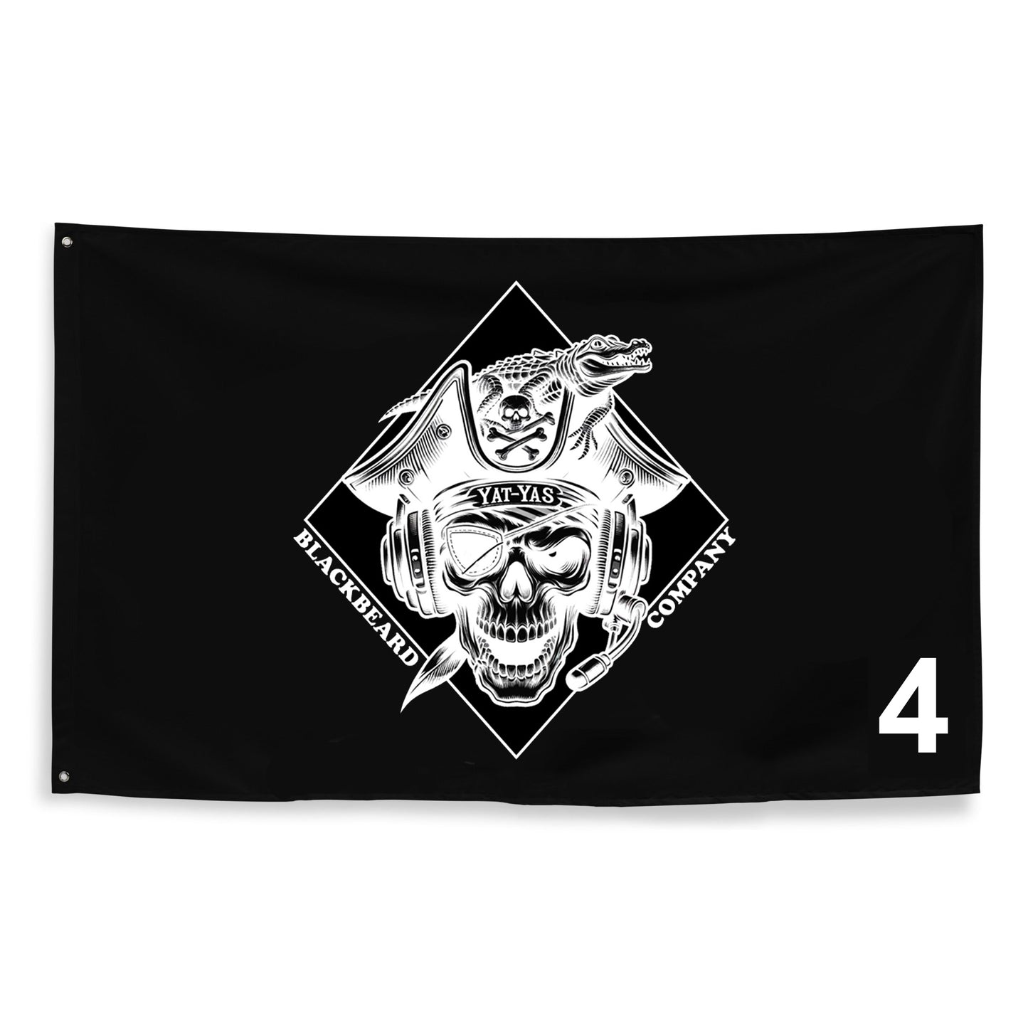 BLACKBEARD COMPANY FLAG 1/2/3/4
