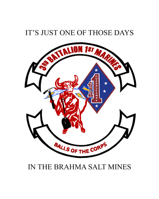 ITS JUST ONE OF THOSE DAYS IN THE BRAHMA SALT MINES
